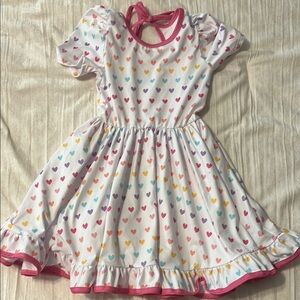 White Cream Ruffled Tiered Puff Sleeve Sundress